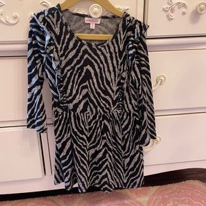Design history zebra dress like new condition